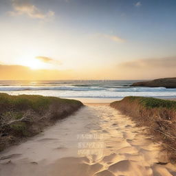 A serene and calming image depicting the phrase 'EL PODER DE LA PACIENCIA' which translates to 'The Power of Patience'