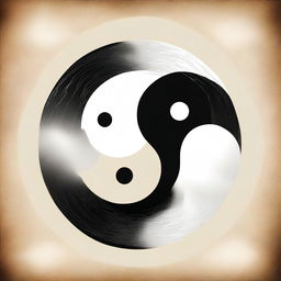 An artistic depiction of the concept of masculinity and sexuality in the context of Yin and Yang