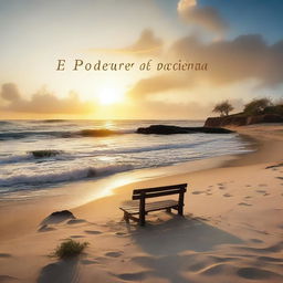 A serene and calming image depicting the phrase 'EL PODER DE LA PACIENCIA' which translates to 'The Power of Patience'