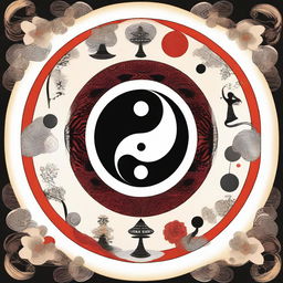 An artistic representation of female sexual health and the fullness of femininity in the context of Yin and Yang and Taoism