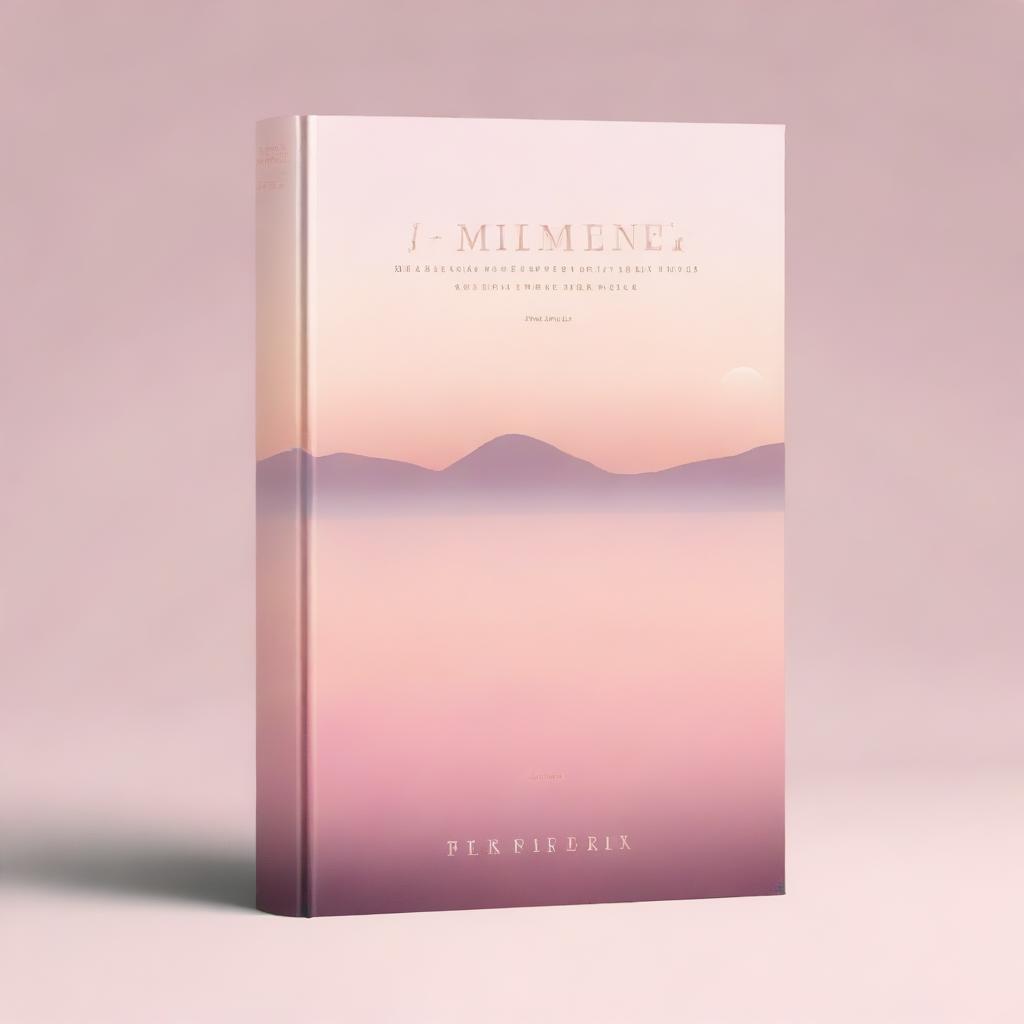 A serene and inspiring book cover featuring a tranquil landscape at dawn