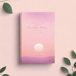 A serene and inspiring book cover featuring a tranquil landscape at dawn