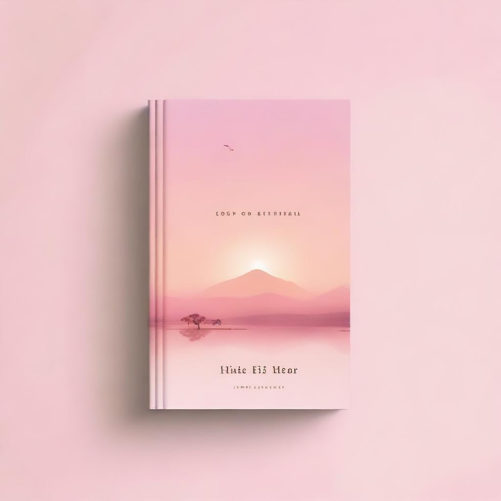 A serene and inspiring book cover featuring a tranquil landscape at dawn