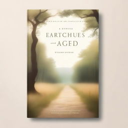 A book cover featuring a serene image of a tranquil path surrounded by nature, symbolizing a walk with God