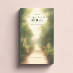 A book cover featuring a serene image of a tranquil path surrounded by nature, symbolizing a walk with God