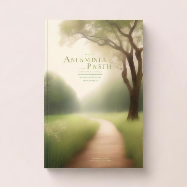 A book cover featuring a serene image of a tranquil path surrounded by nature, symbolizing a walk with God