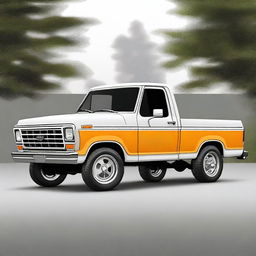 Create an image of a 1982 Ford F100 mini truck