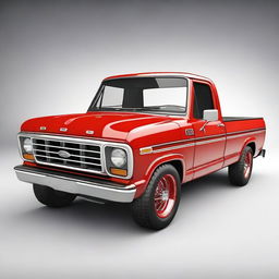 Create an image of a 1982 Ford F100 mini truck