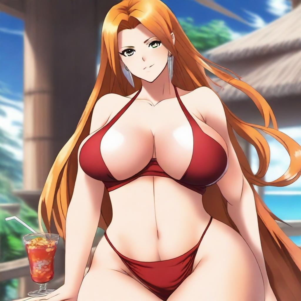 A breathtakingly beautiful waifu with a voluptuous figure, who is addicted to gambling and alcoholic beverages, and is deeply in love