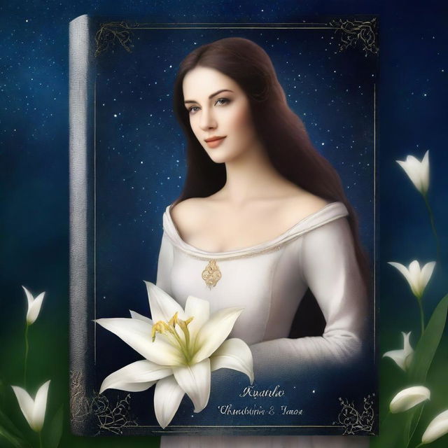 Create a realistic cover for a medieval romance book