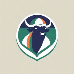 Logo of Volumebulls Stock Market Trading Academy, decked with Indian Tricolour to commemorate Republic day. Include symbolic elements of stock, investor, and academy with a heartfelt message at the bottom.