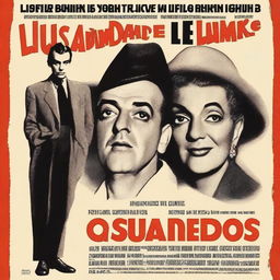 Diseña un póster vertical sobre la película "Los Olvidados" de Luis Buñuel, año 1950