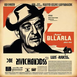 Diseña un póster vertical sobre la película "Los Olvidados" de Luis Buñuel, año 1950