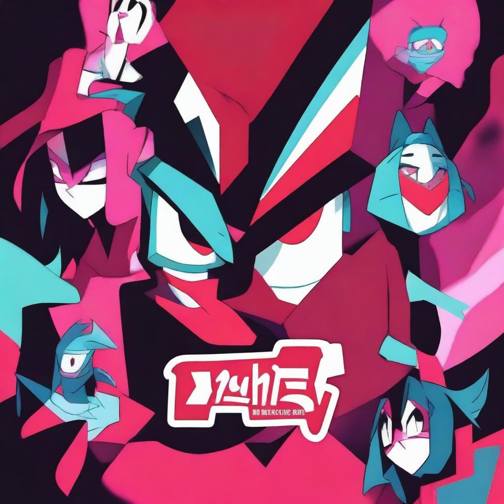Create a YouTube thumbnail for a video titled 'Resumen de Hazbin Hotel Capitulo 4'