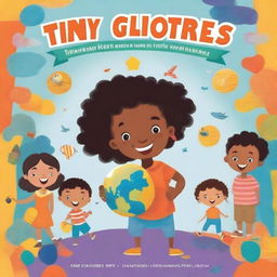 Create a vibrant and engaging book cover for 'Tiny Globetrotters: A Complete Guide to Travelling with Infants and Toddlers'