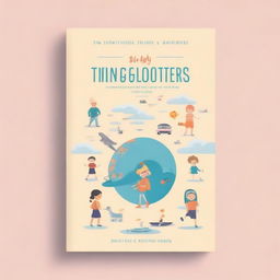 Design a sophisticated and appealing book cover for 'Tiny Globetrotters: A Complete Guide to Travelling with Infants and Toddlers'