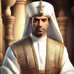 Create an image of an Egyptian man who has become a sultan