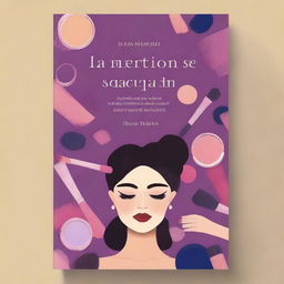 A book cover for a book titled 'La Perfección se Maquilla' by Nathalia Pacheco