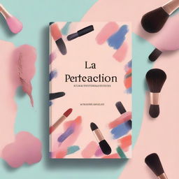 A book cover for a book titled 'La Perfección se Maquilla' by Nathalia Pacheco