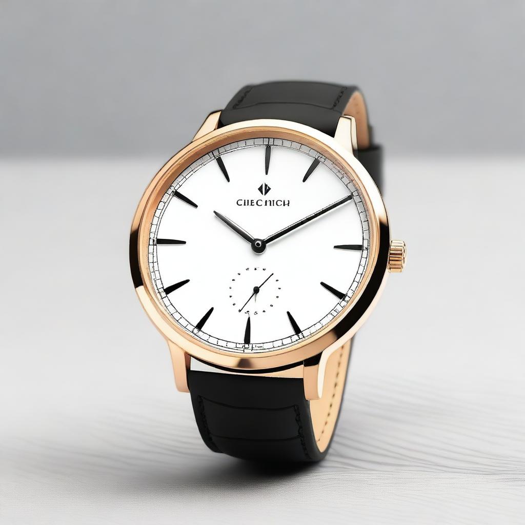 Create a detailed and elegant watch design