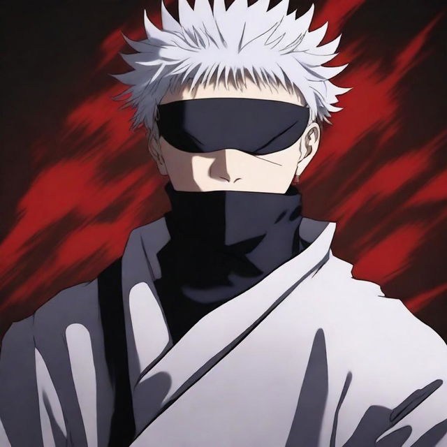 Create an image of Satoru Gojo from Jujutsu Kaisen