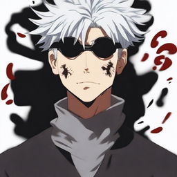 Create an image of Satoru Gojo from Jujutsu Kaisen