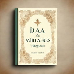 Create a book cover featuring the title 'Dias de Milagres'