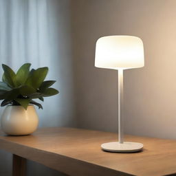 Design an indoor lamp specifically for elderly people with Alzheimer's disease