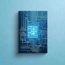 Create an A4 book cover that focuses on the themes of the internet, network, and computer technology