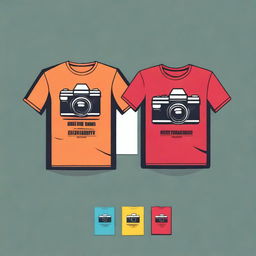 Design a T-shirt for a photo and video community