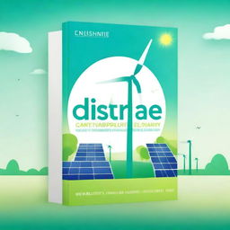 Create a technical book cover for a book titled 'Distributed Energy Resources'