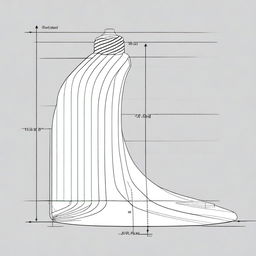 Draw the vertical polar curve of a conventional LED bulb