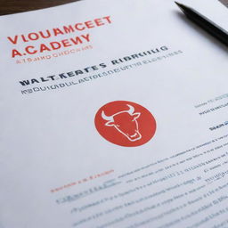 An official-looking document with the Volumebulls Stock Market Trading Academy logo at the top, displaying a list of important trading rules, presented in a striking & professional manner.