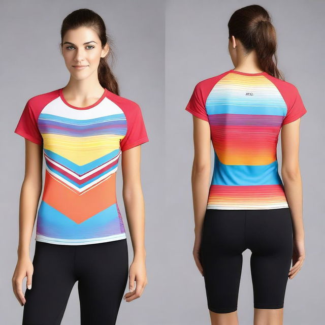 Create a design for a running shirt