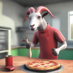 Create an achievement for the game Goat Simulator 4 named 'Let Me Cook'