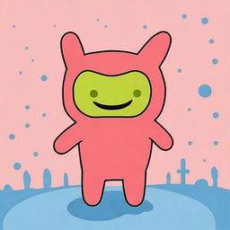 Create an image of an Uglydoll named Coral