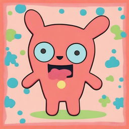 Create an image of an Uglydoll named Coral