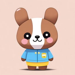 Create an adorable LINE Friends character named Meko