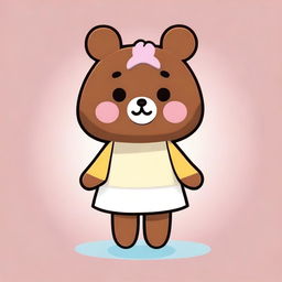 Create an adorable LINE Friends character named Meko