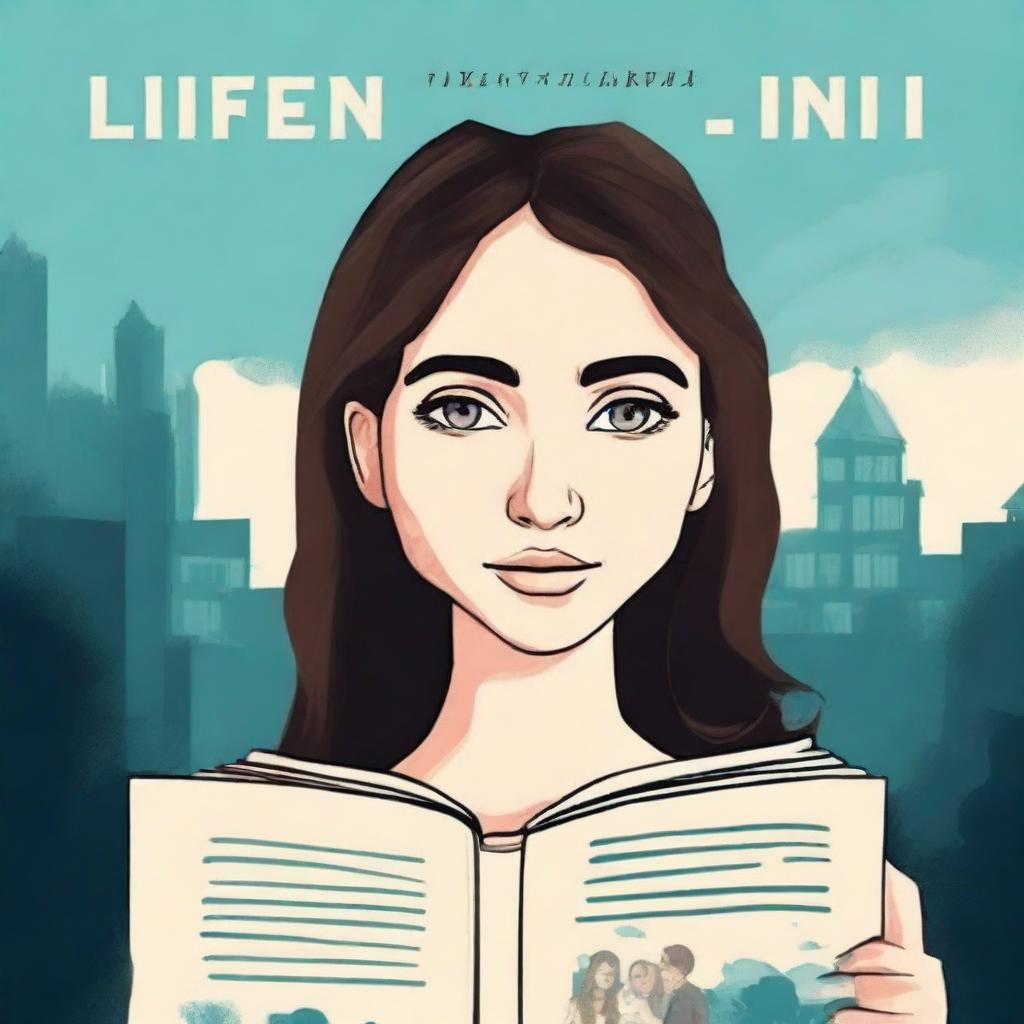 Create a book cover for a novel titled 'Life of Inni'