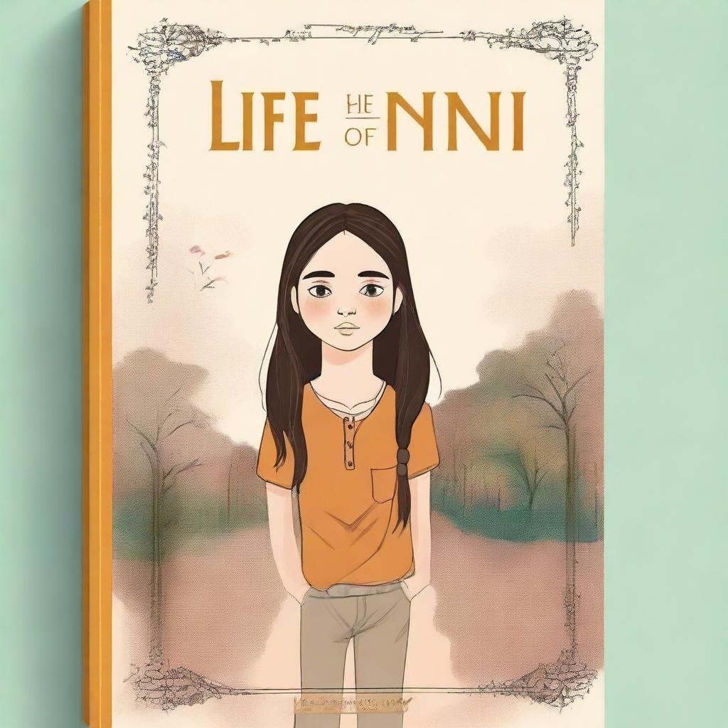 Create a book cover for a novel titled 'Life of Inni'