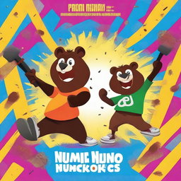 Create a movie poster for the 2014 film 'Numb Chucks'