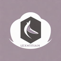 Create a logo featuring the word 'Leviathan' with elements that evoke strength