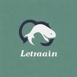 Create a logo featuring the word 'Leviathan' with elements that evoke strength