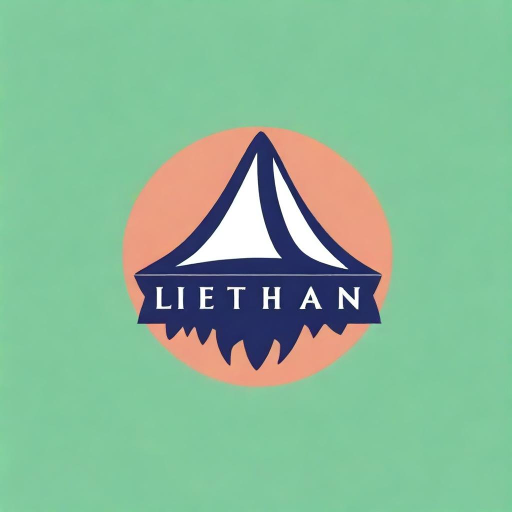 Create a logo featuring the word 'LEVIATHAN' with strong elements