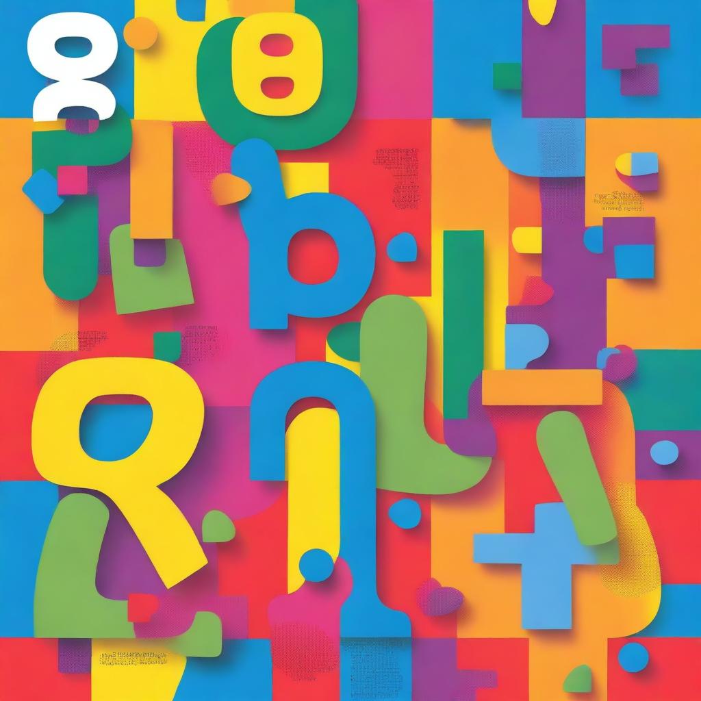 A colorful and engaging magazine cover featuring a rebus puzzle