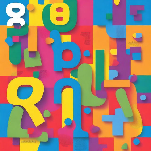 A colorful and engaging magazine cover featuring a rebus puzzle