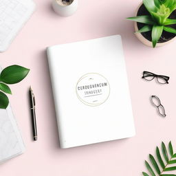 A sleek and modern productivity planner with sections for daily tasks, goals, and notes