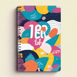 A vibrant and creative front cover for a to-do list notebook