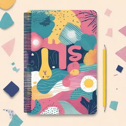 A vibrant and creative front cover for a to-do list notebook